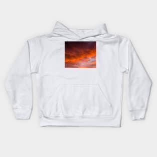 Sky clouds Kids Hoodie